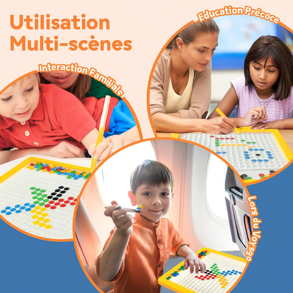Planche à dessin magnétique Montessori