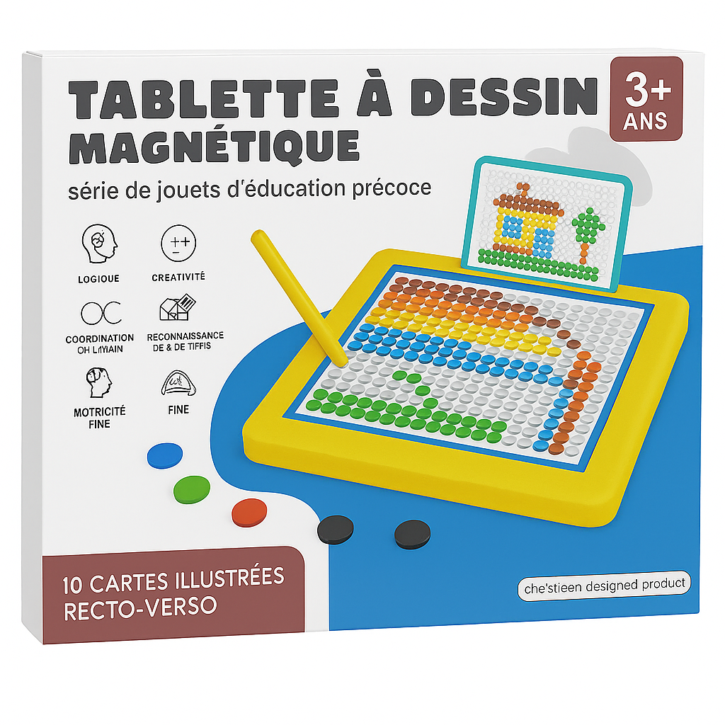 Planche à dessin magnétique Montessori